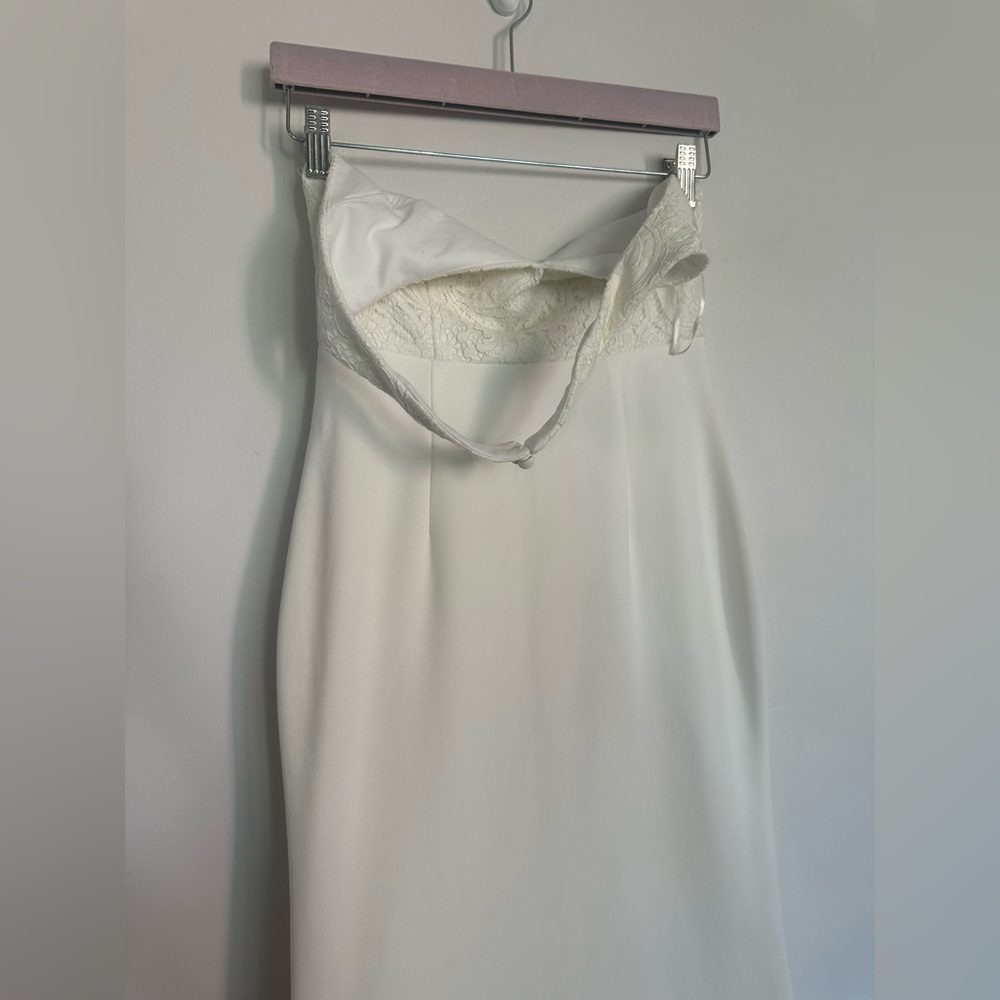 Lulus Love Potion Ivory Lace Halter‎ Maxi Dress – Size S - Picture 9 of 16